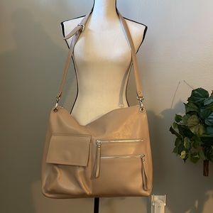 PULICATI  LEATHER MADE ITALY BAG.